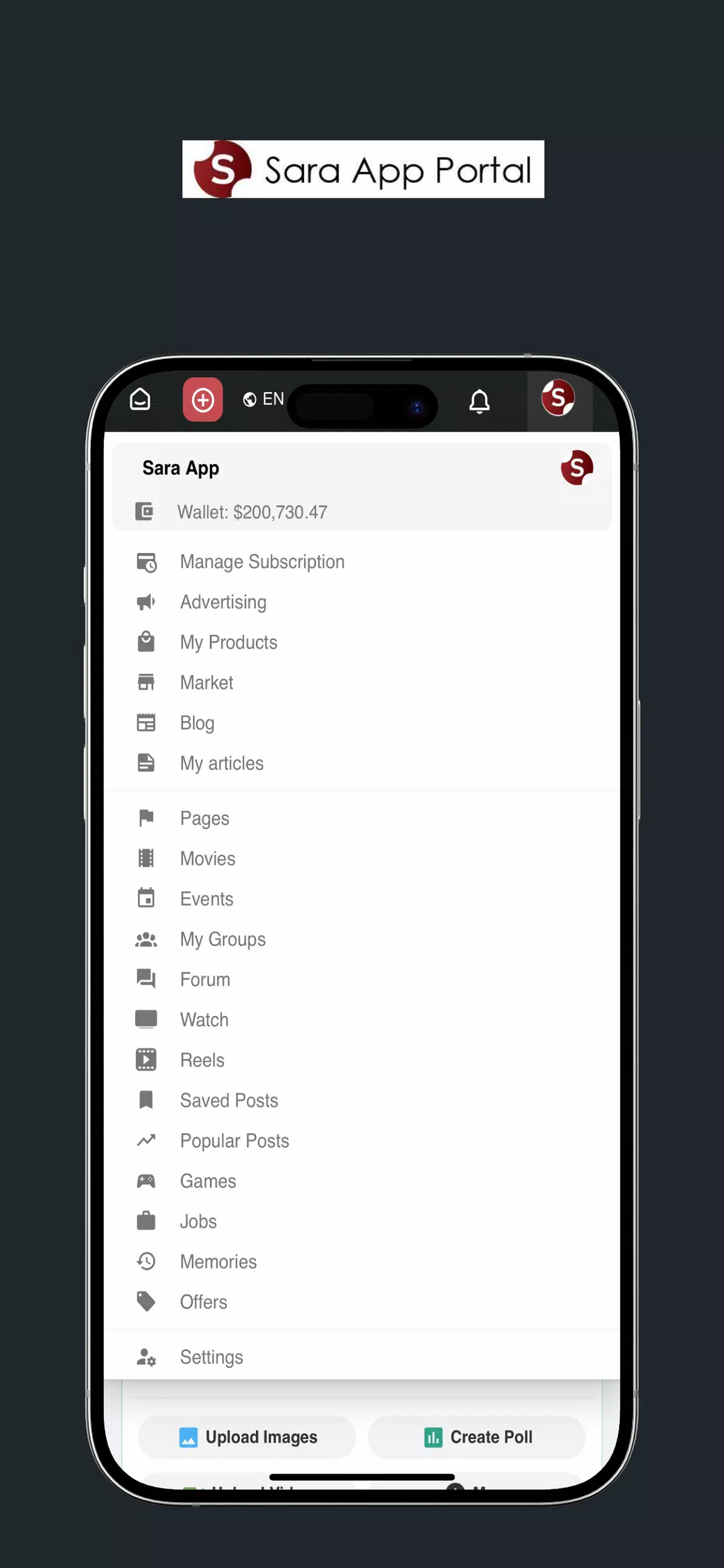 Sara App Screenshots