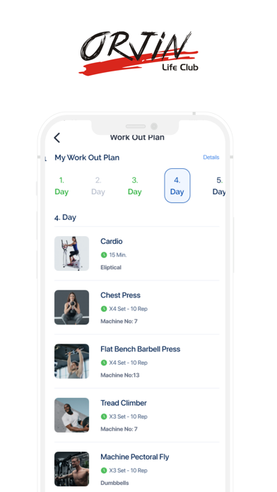 Orjin Fitness Screenshots
