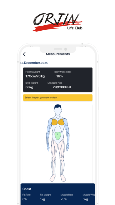 Orjin Fitness Screenshots