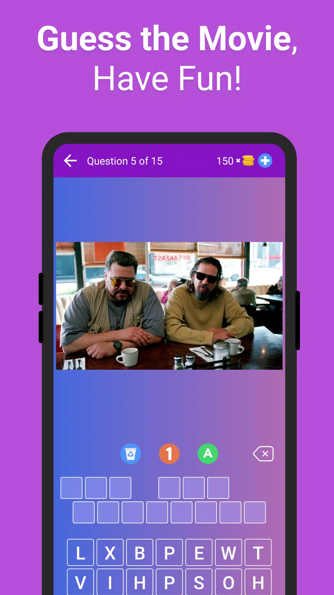 Guess the Movie — Quiz Game Screenshots