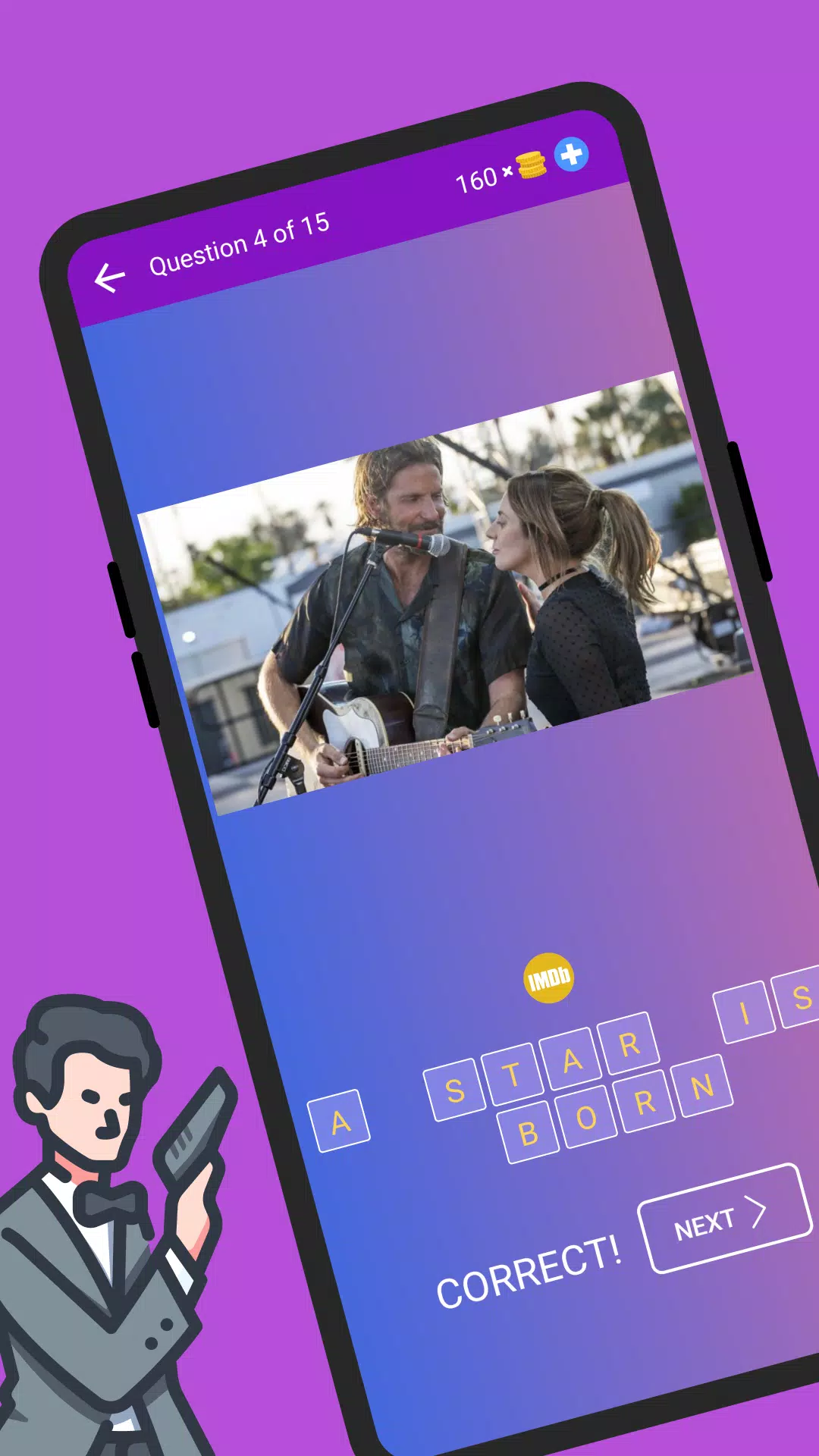 Guess the Movie — Quiz Game Screenshots