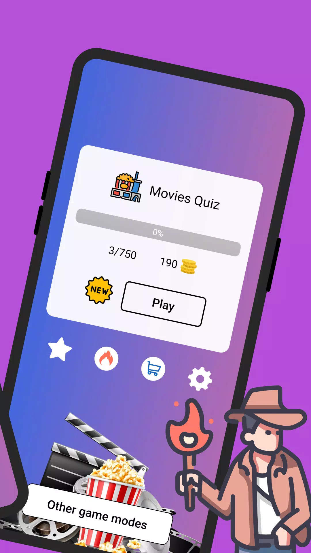 Guess the Movie — Quiz Game Screenshots