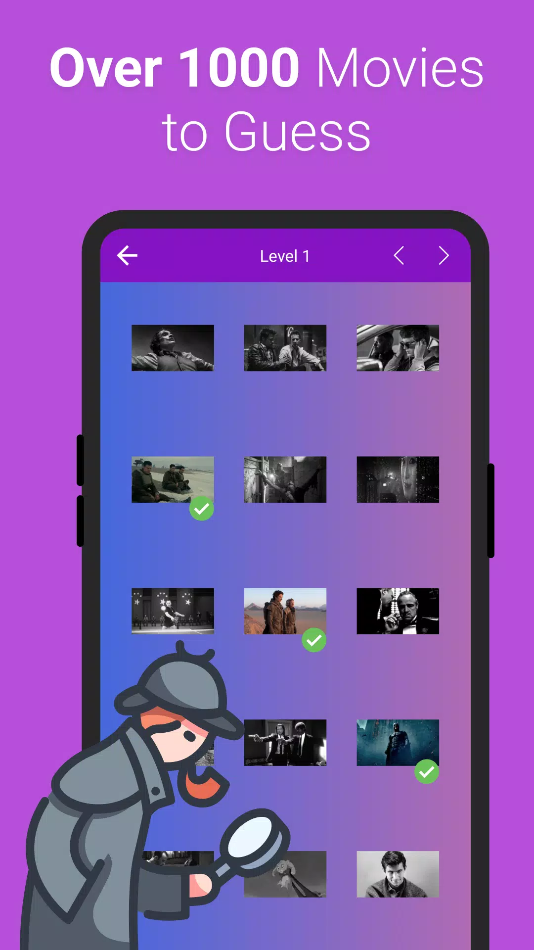Guess the Movie — Quiz Game Screenshots