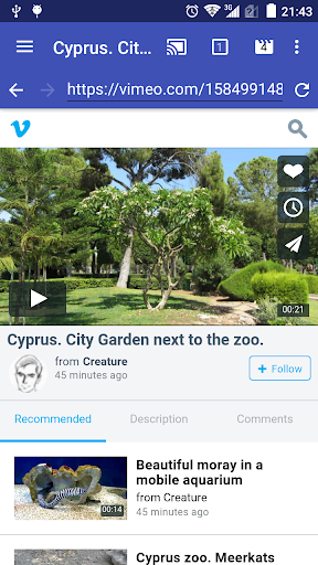 ReCaster - online videos to an Screenshots