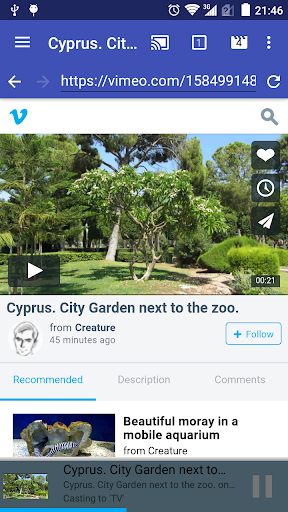ReCaster - online videos to an Screenshots