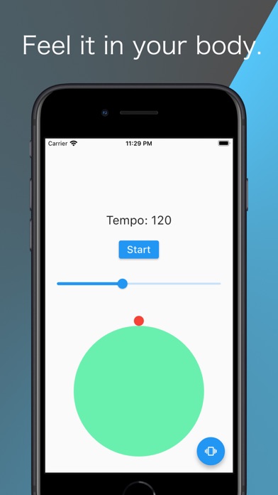 Haptic Metronom Screenshots