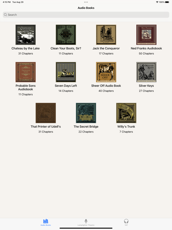 Lamplighter Theatre iPad Screenshots