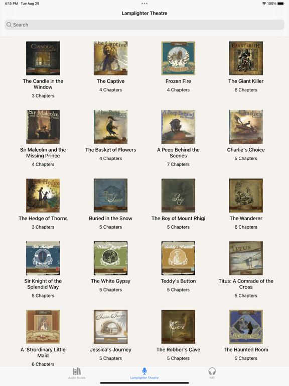 Lamplighter Theatre iPad Screenshots