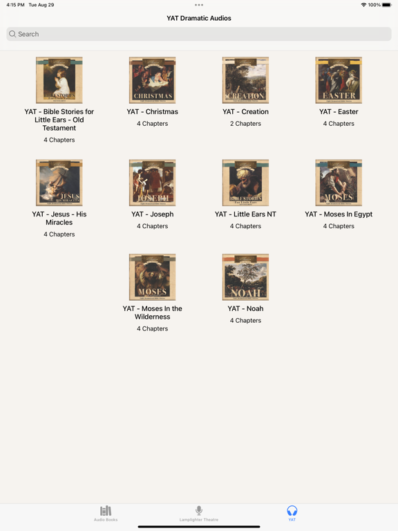 Lamplighter Theatre iPad Screenshots
