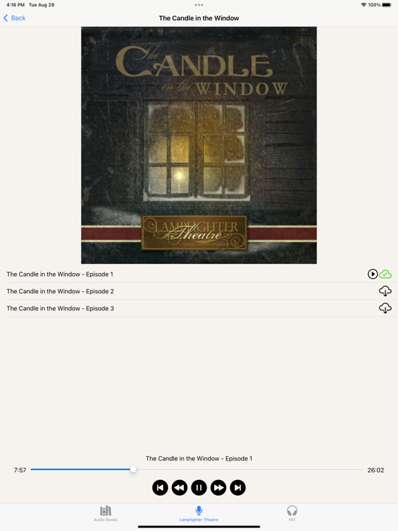 Lamplighter Theatre iPad Screenshots