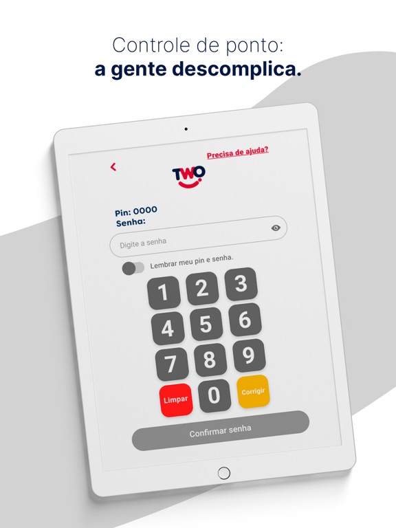 TWO - Controle de Ponto iPad Screenshots