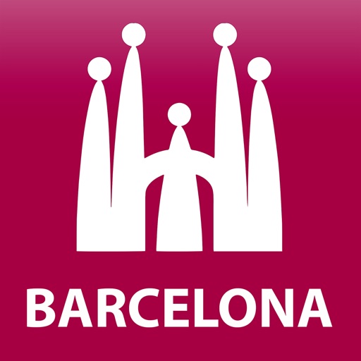 Barcelona travel map guide