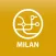 Public transport map Milan
