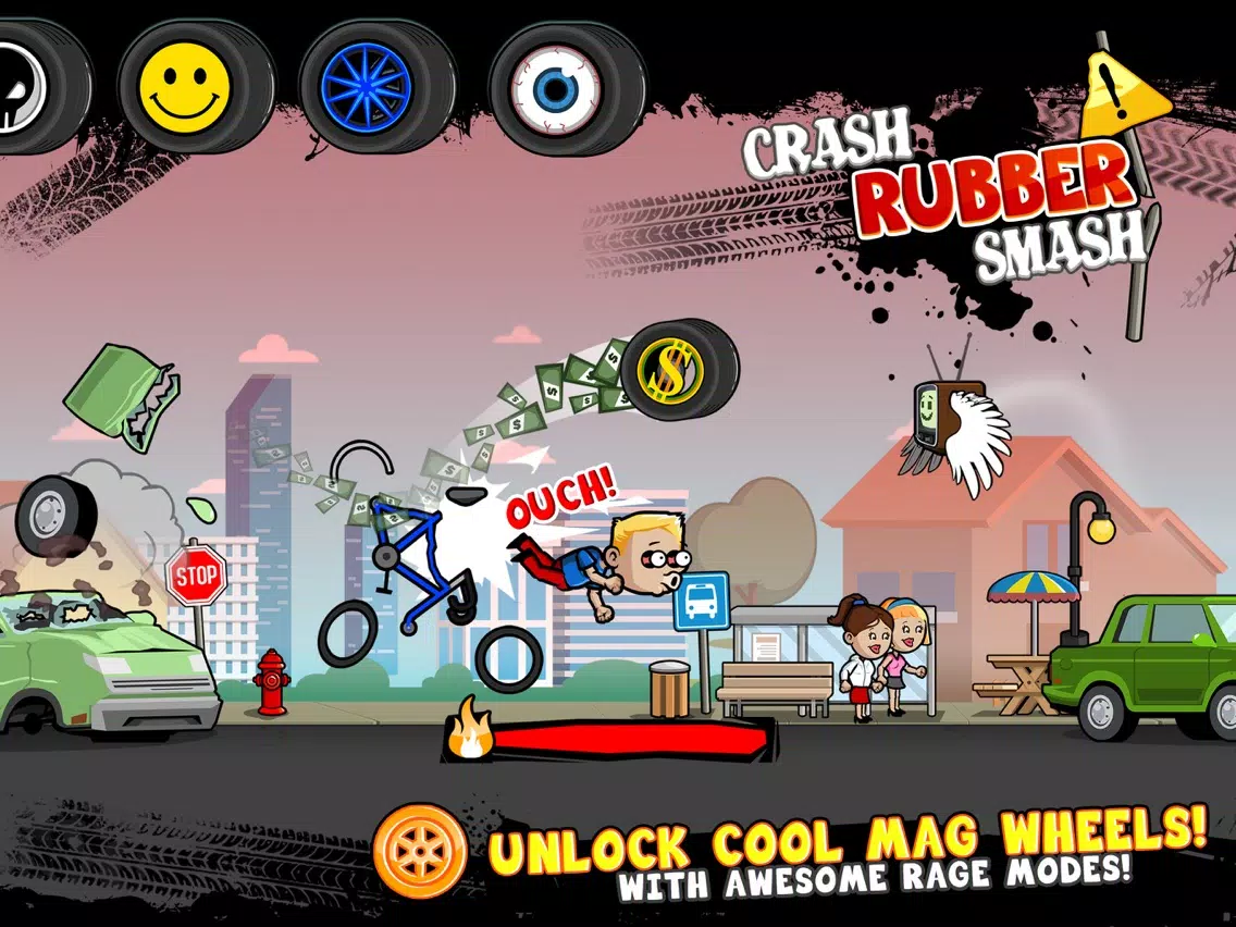 Crash Rubber Smash iPad  Screenshots