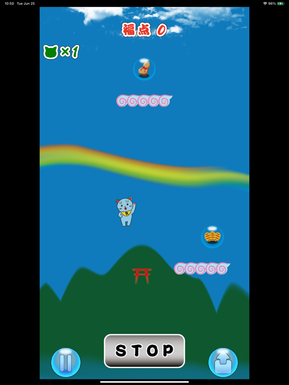 Capturas de pantalla de Luck Cat Jump2 iPad 