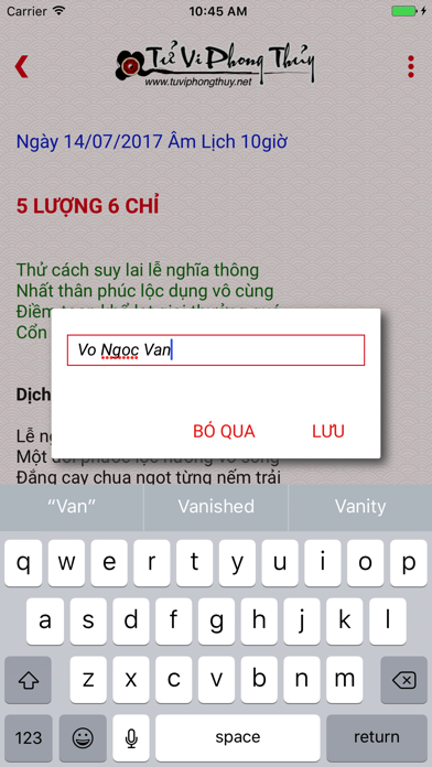 Tử Vi Lượng Chỉ应用截图