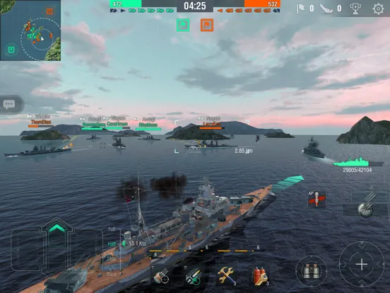 World of Warships Blitz 3D War iPad  Screenshots