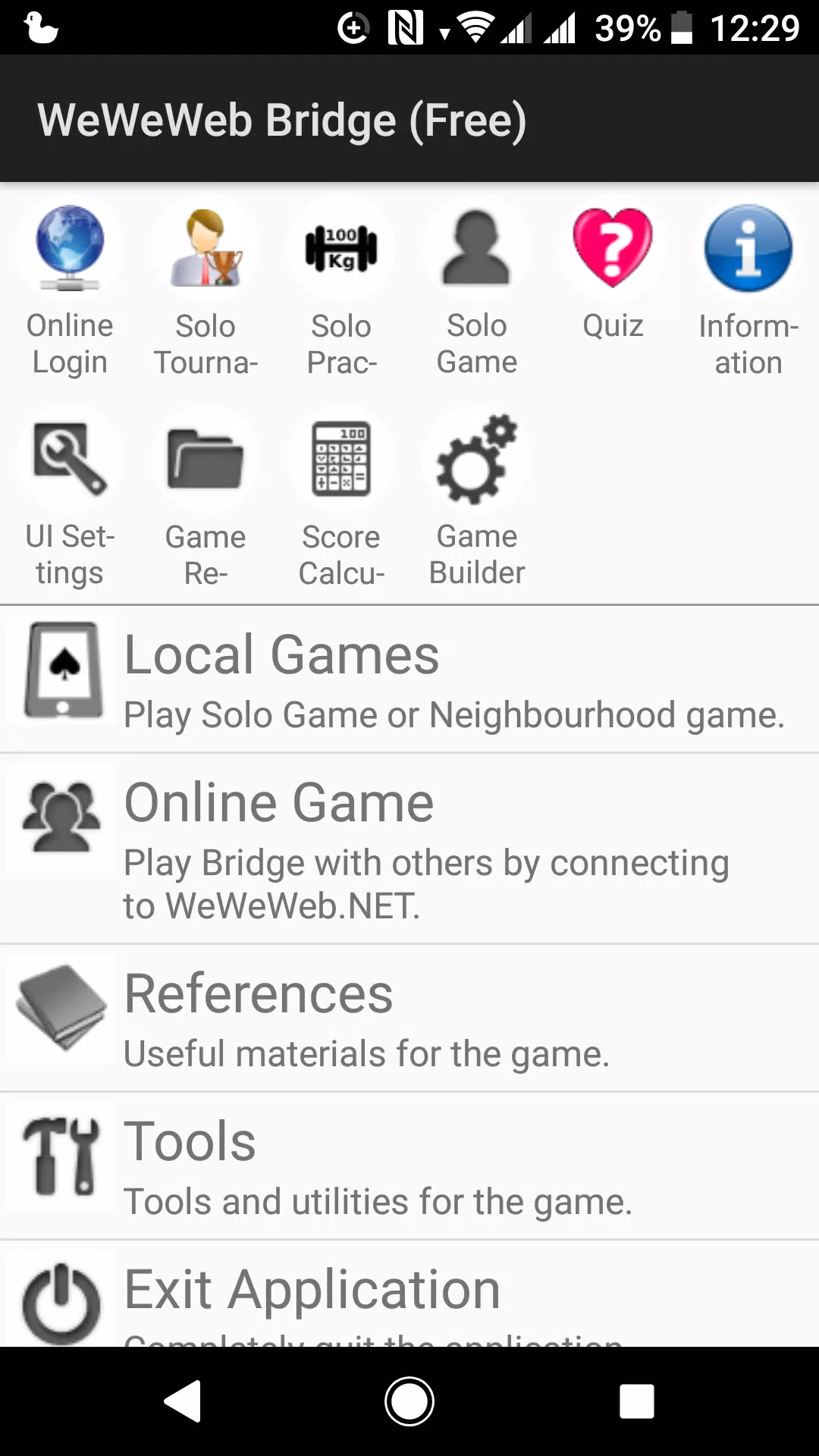 WeWeWeb Bridge Screenshots
