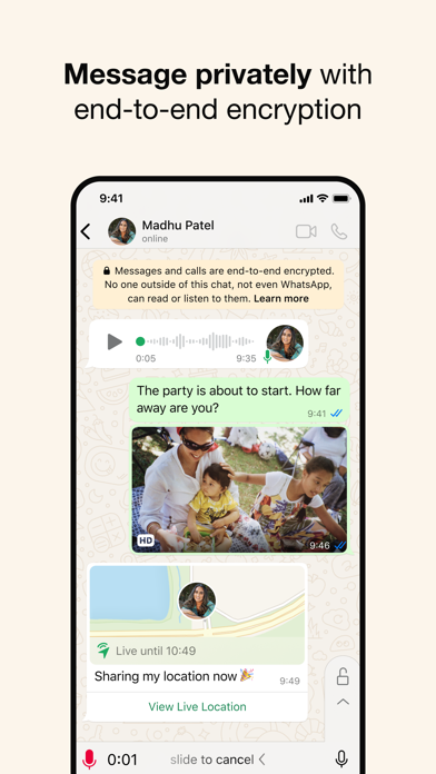 WhatsApp Messenger Screenshots