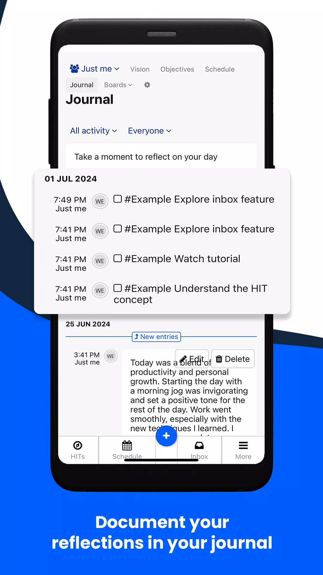 Week Plan Screenshots