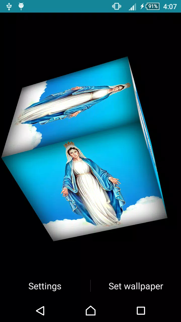Virgin Mary Live Wallpaper Screenshots
