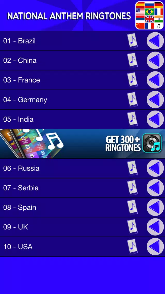 National Anthem Ringtone.s – Set the Best Text Tones and Call Sound.s Free Screenshots