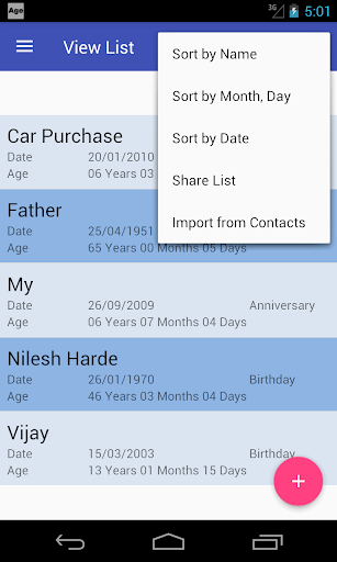 Age Calculator Screenshots