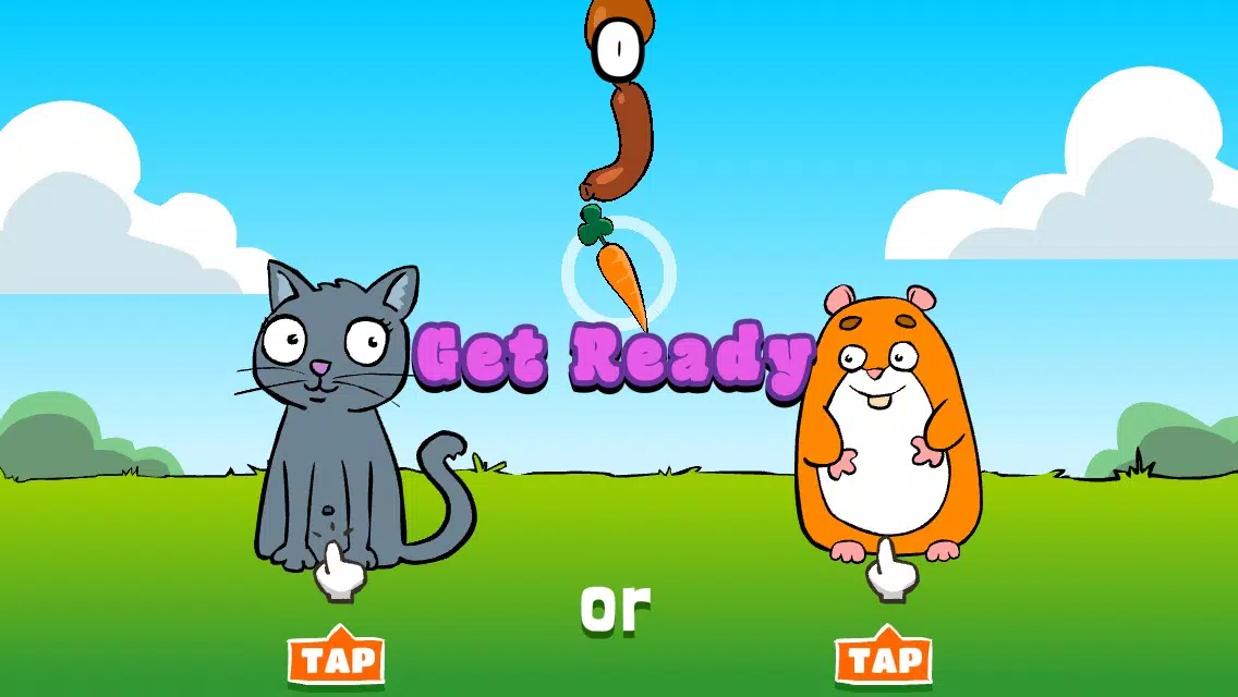 Captures d'écran de Hungry Hamster & Craving Kitty