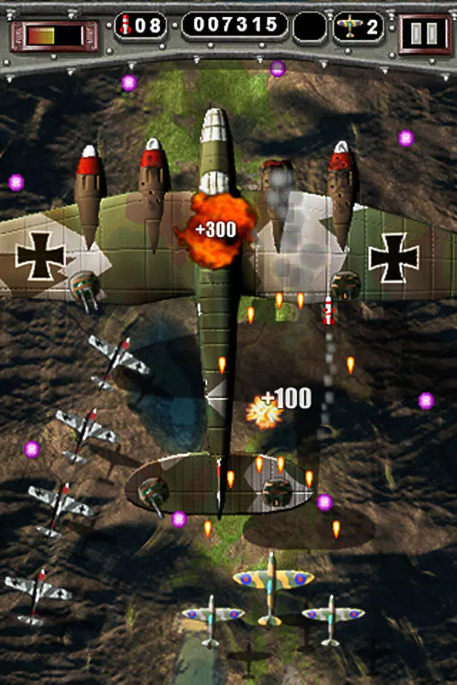 Tangkapan skrin Mortal Skies Lite - Modern War Air Combat Shooter