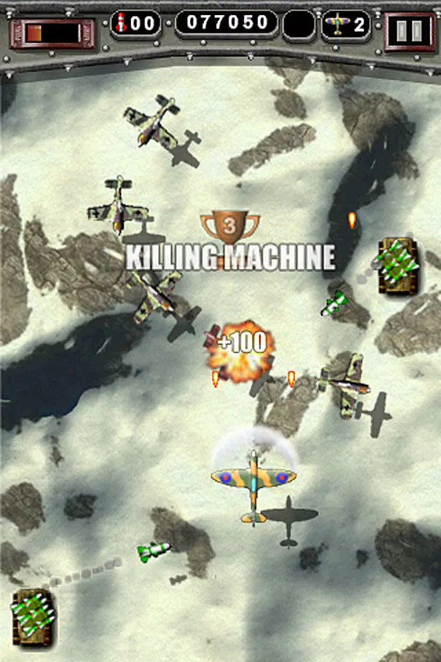 Tangkapan skrin Mortal Skies Lite - Modern War Air Combat Shooter
