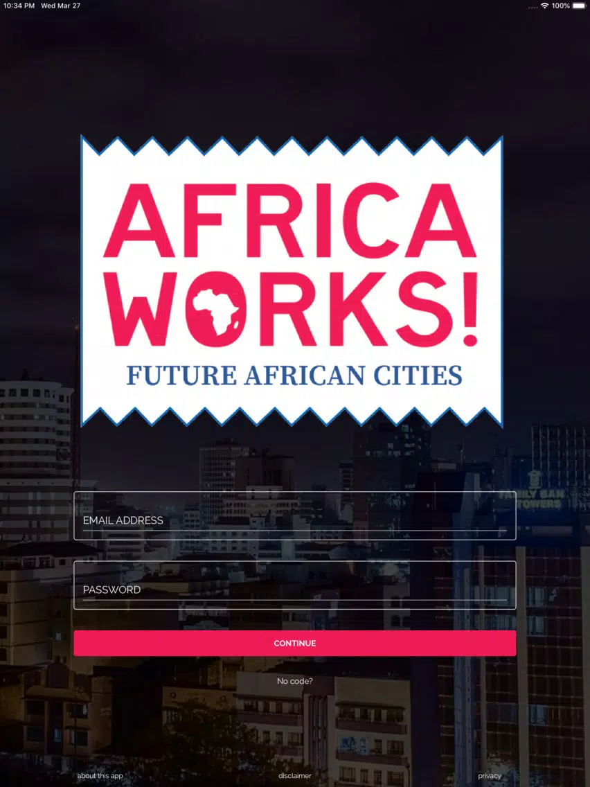 Africa Works! 2019 iPad Screenshots