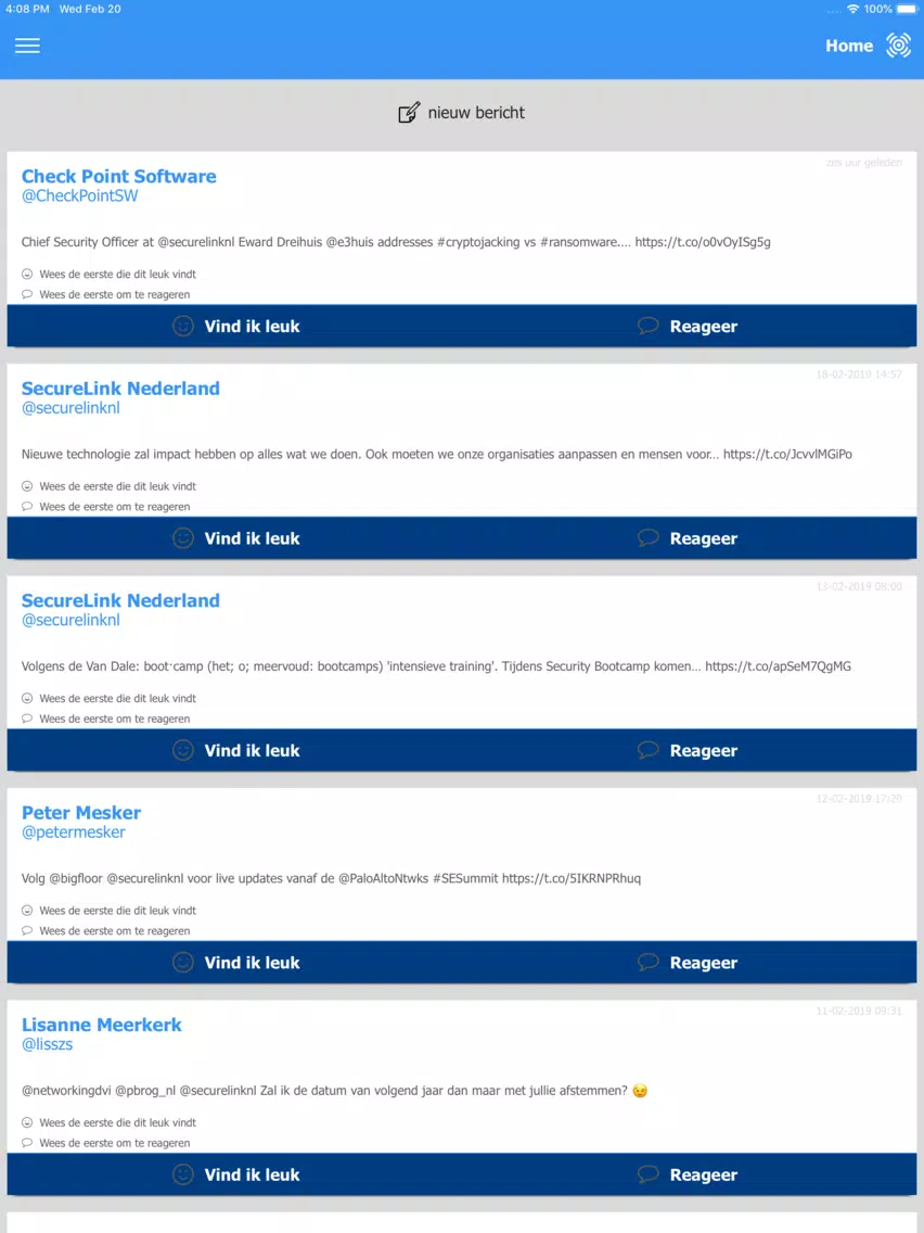 Security BootCamp 2019 iPad Screenshots