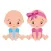 Newborn Twins Log & Tracker