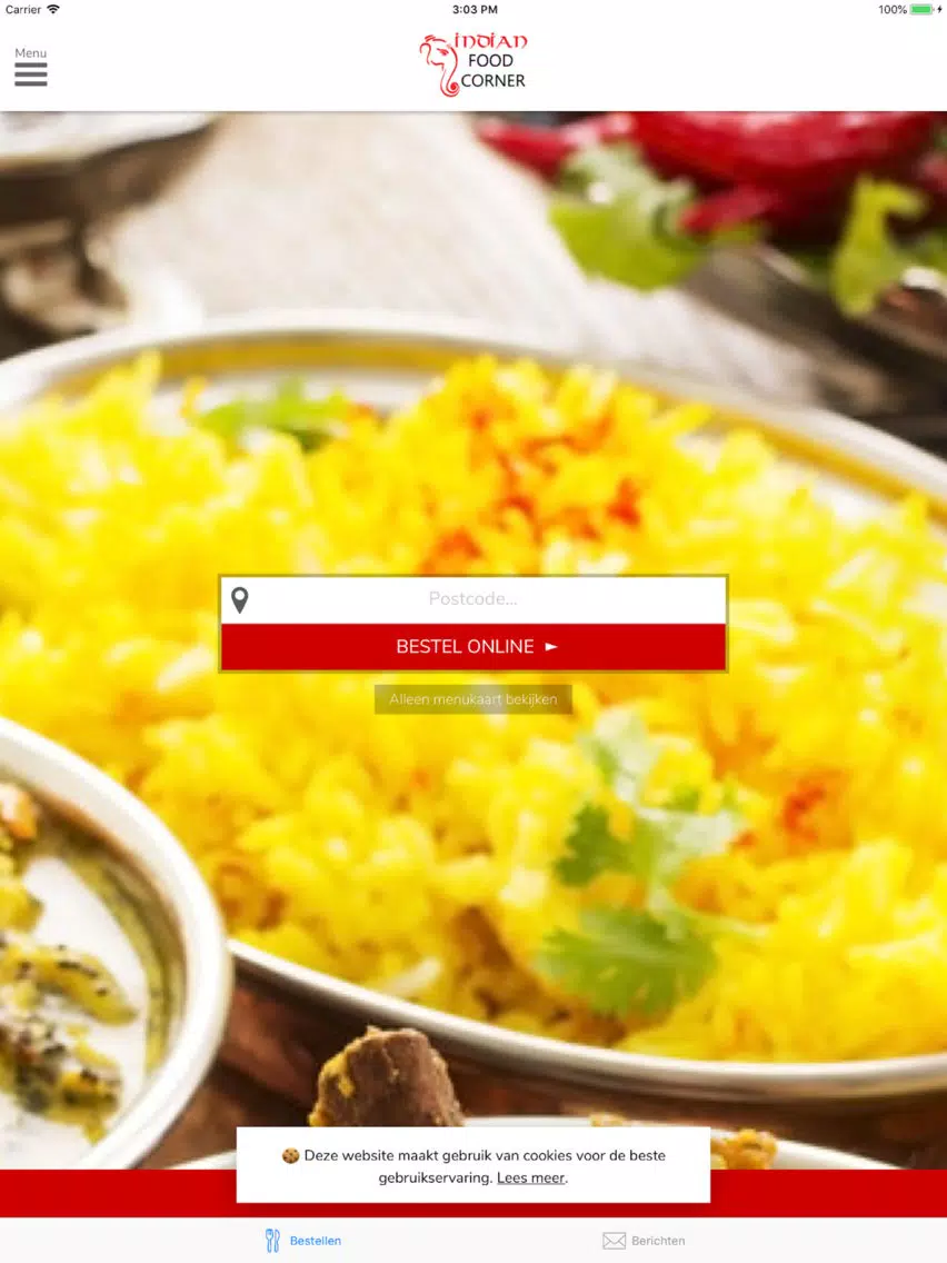 Indian Food Corner iPad Screenshots