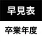 卒業年度・年齢・西暦・和暦 早見表 - 履歴書にも便利!
