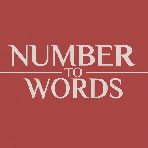 Number to Words Offline