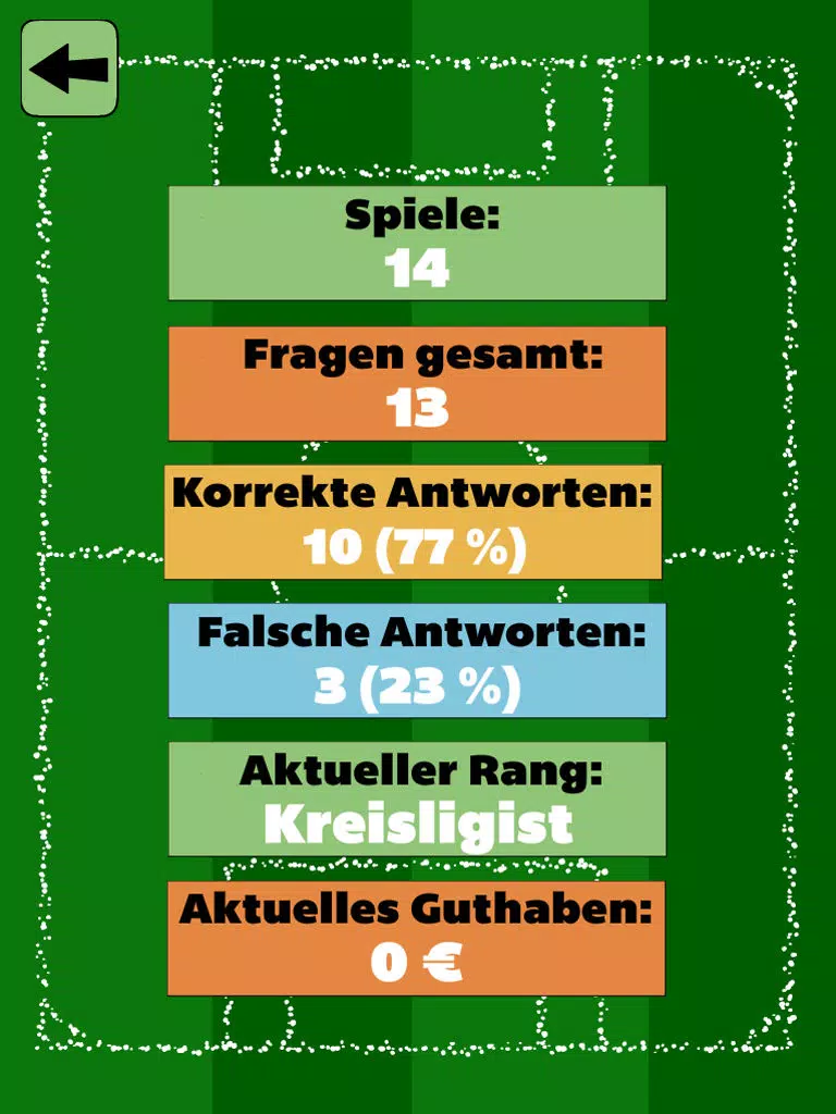 Fußball Quiz mit Freunden iPad Screenshots