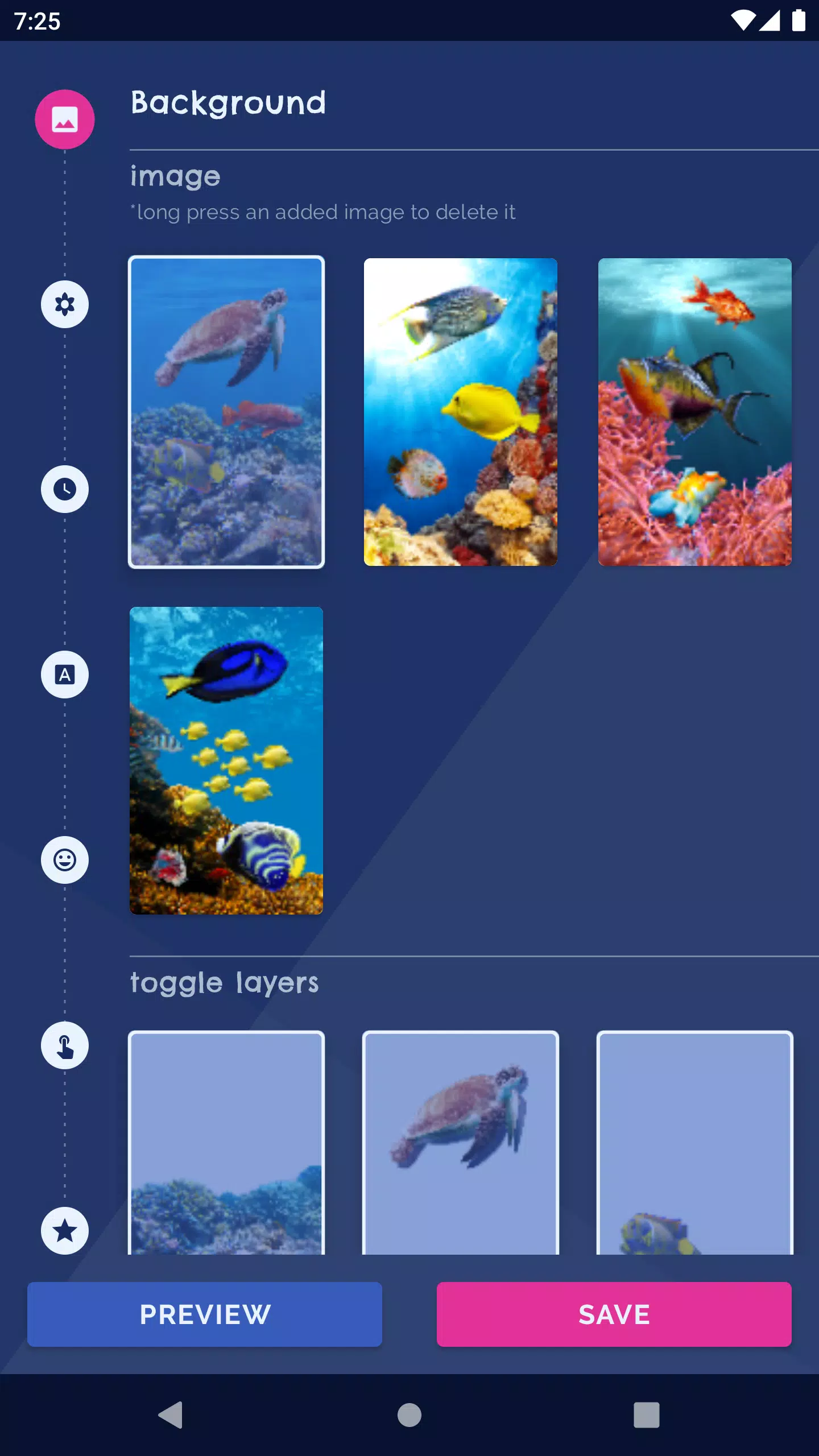 Fish Ocean Live Wallpaper Screenshots
