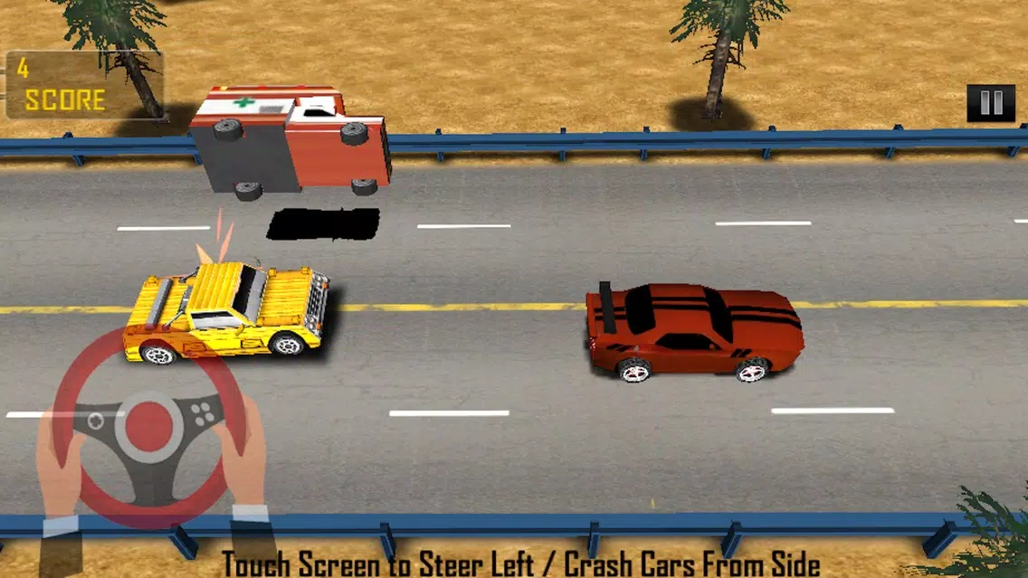 1 Touch Traffic Car Racing 스크린샷