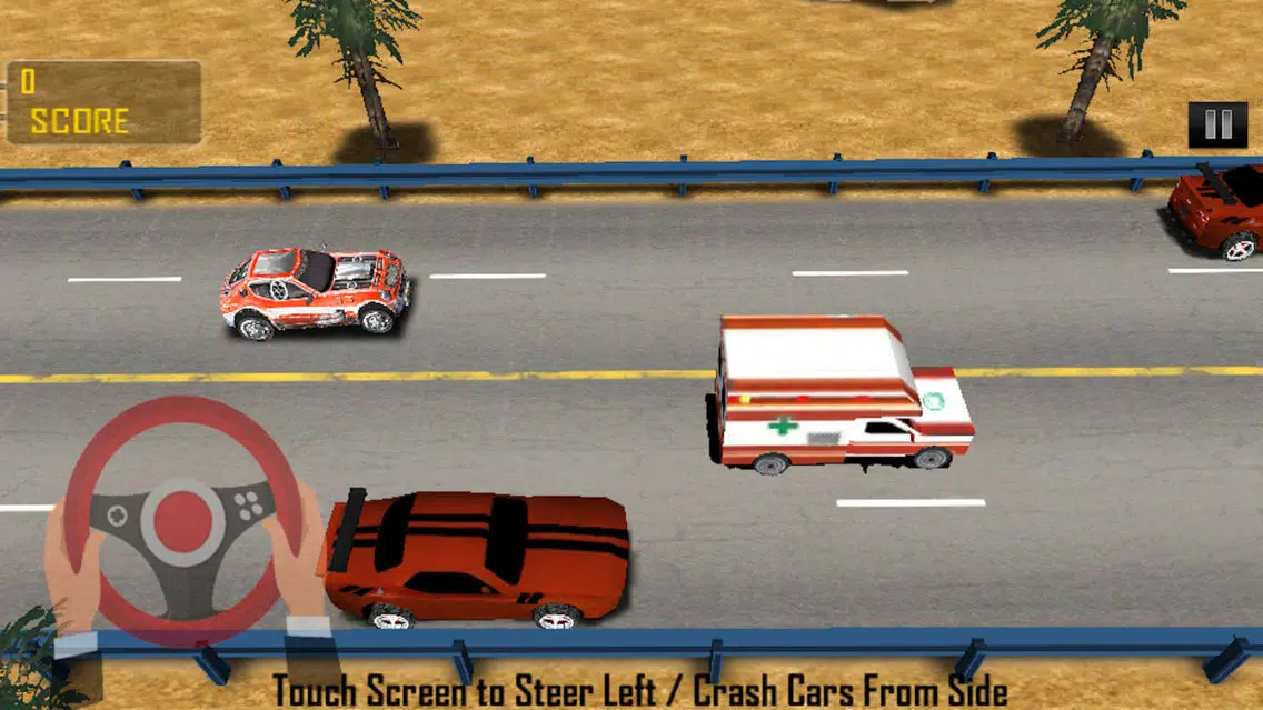 1 Touch Traffic Car Racing 스크린샷