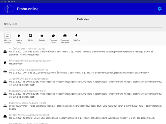 Praha.online iPad স্ক্রিনশট