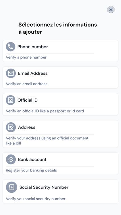 TrustMe: Your Digital Identity Screenshots