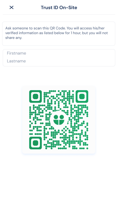 TrustMe: Your Digital Identity Screenshots