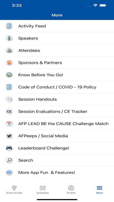 AFP LEAD Screenshots