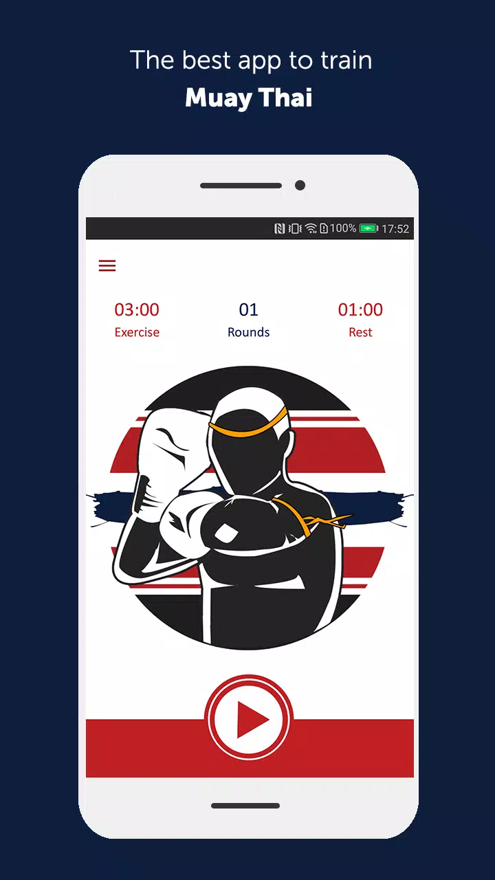 Muay Thai Interval Timer Screenshots