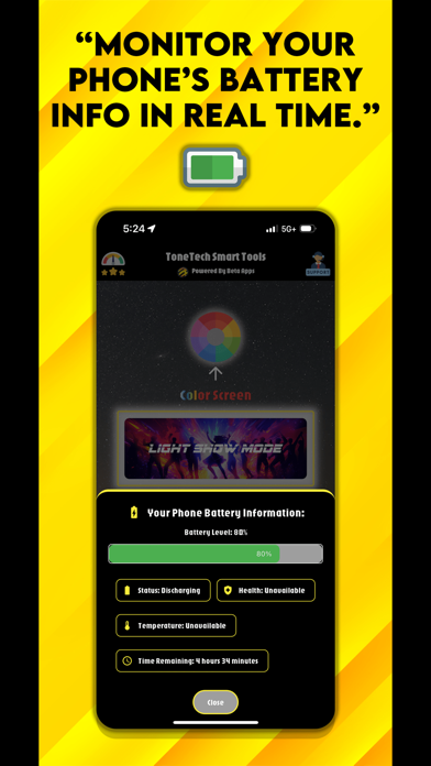 ToneTech Flashlight Pro Screenshots