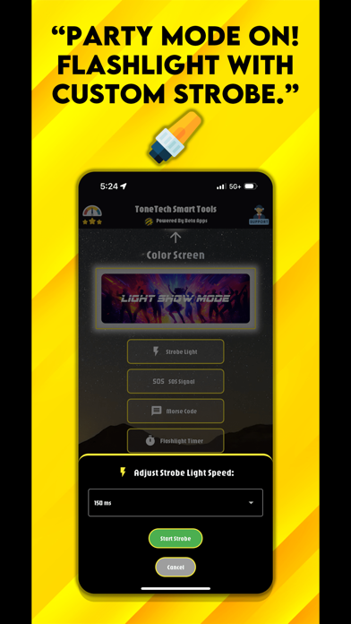 ToneTech Flashlight Pro Screenshots