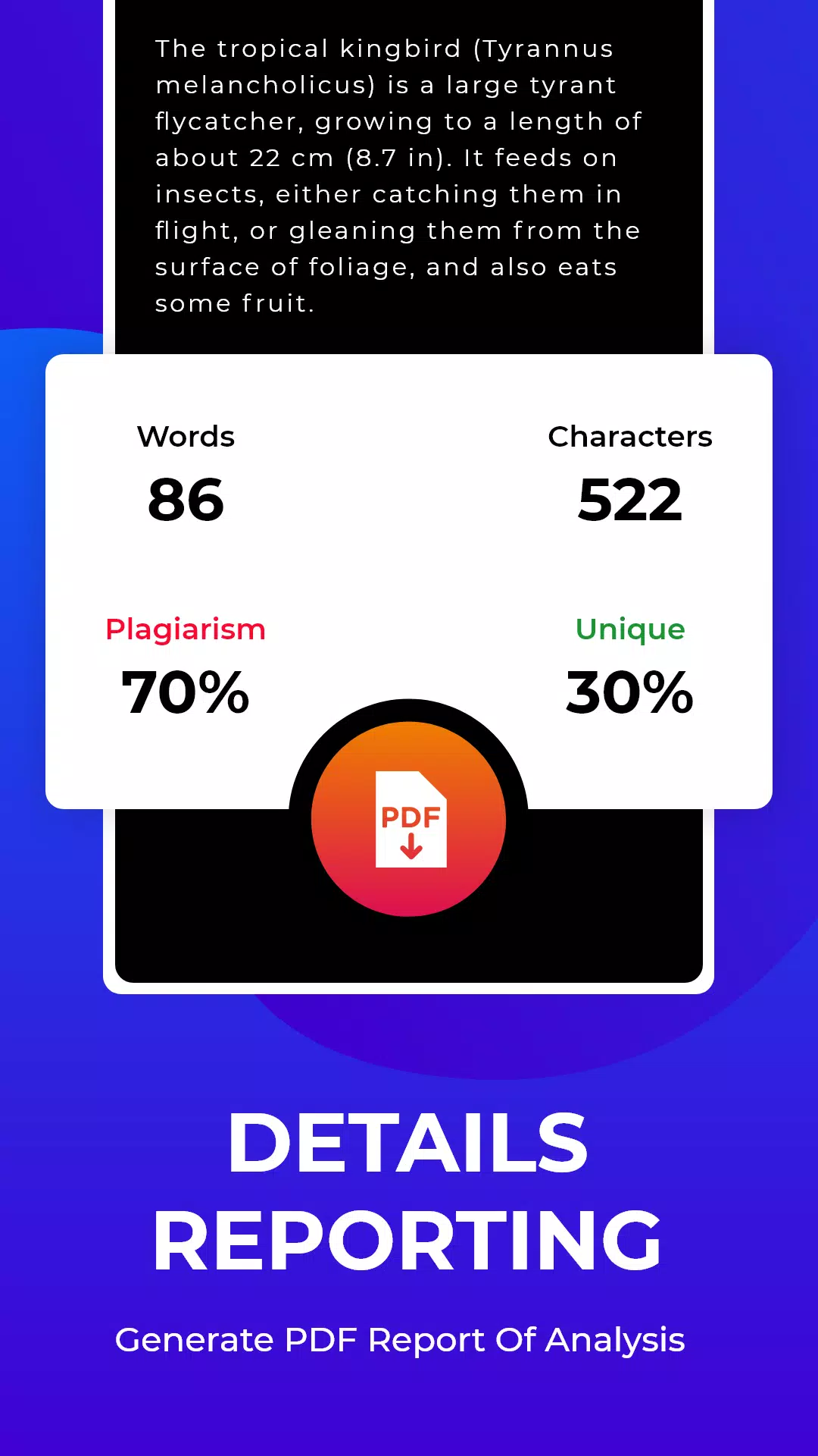 Plagiarism Checker Screenshots