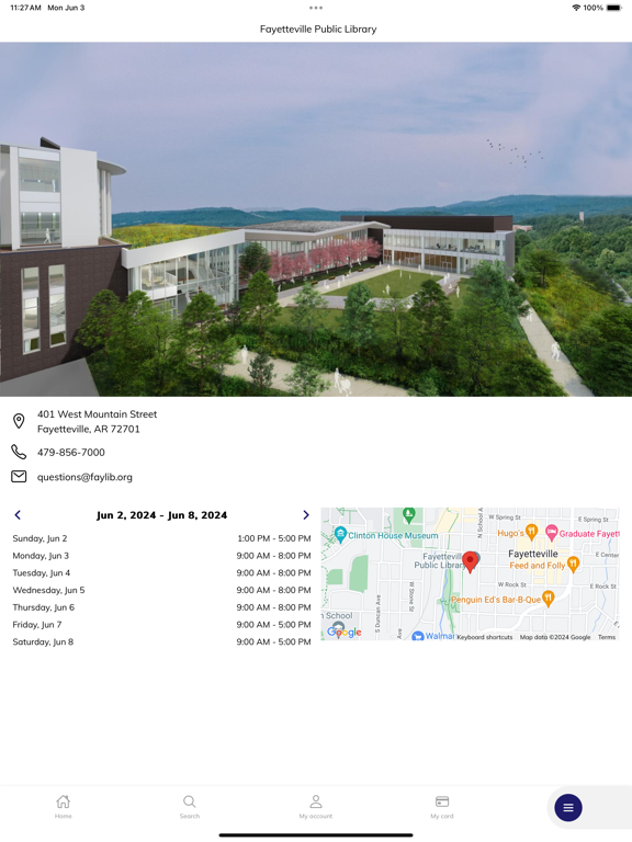 Fayetteville Public LibraryApp iPad Screenshots