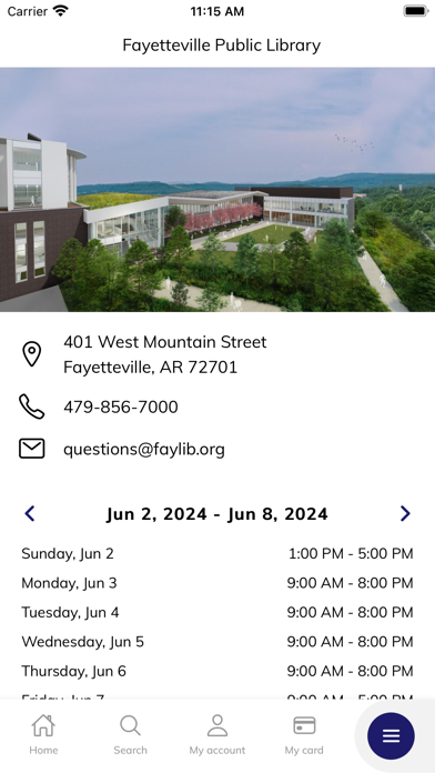 Fayetteville Public LibraryApp Screenshots